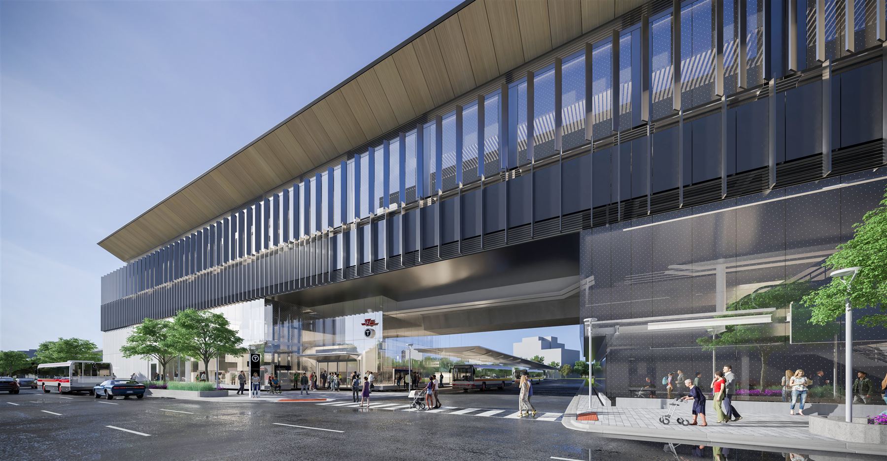 Artist’s rendering of Don Valley station